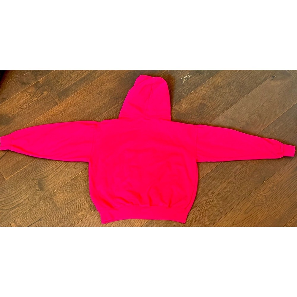 I Love New York NY Hot Pink Pullover Hoodie Sweatshirt Small - Picture 2 of 5
